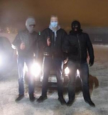 Флэшмоб у торгового квартала (видео)